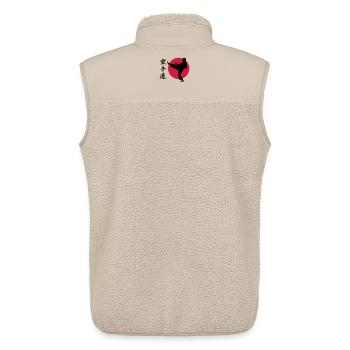 Karate - Unisex Sherpaweste von Stanley/Stella - Beige - Hinten - AI Model Male 178 light (178cm)