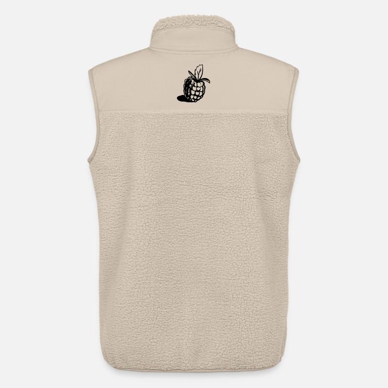 Himbeere Design klassisch - Unisex Sherpaweste von Stanley/Stella - Beige