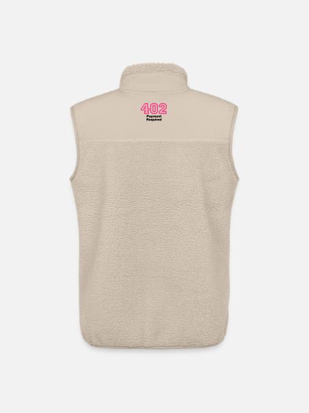 Error 402 Payment Required - Unisex Sherpaweste von Stanley/Stella - Beige