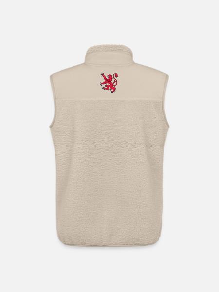 Scottish Lion - Unisex Sherpa Gilet by Stanley/Stella - beige