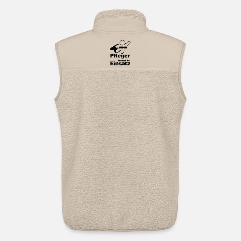Super Pfleger Geschenk - Unisex Sherpaweste von Stanley/Stella - Beige