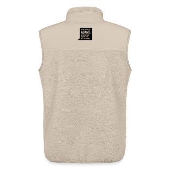 dear douglas adams - Unisex Sherpa Gilet by Stanley/Stella - beige - Back - AI Model Male 178 light (178cm)