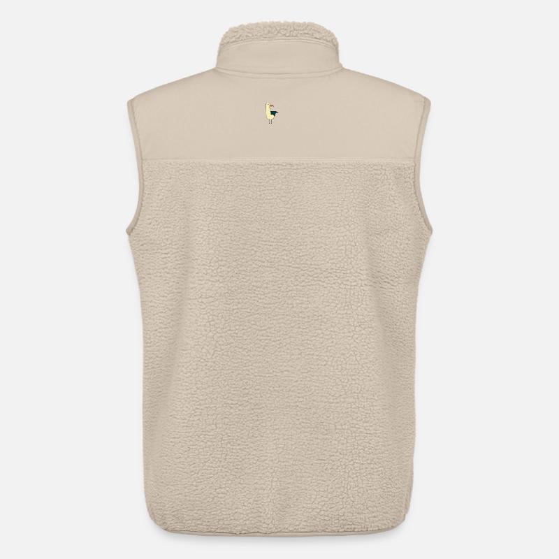 Möwe - Unisex Sherpaweste von Stanley/Stella - Beige