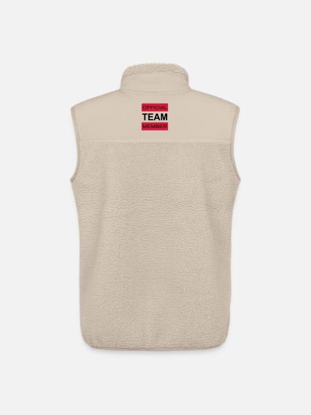 L’équipe - Veste sans manches sherpa unisexe Stanley/Stella - beige