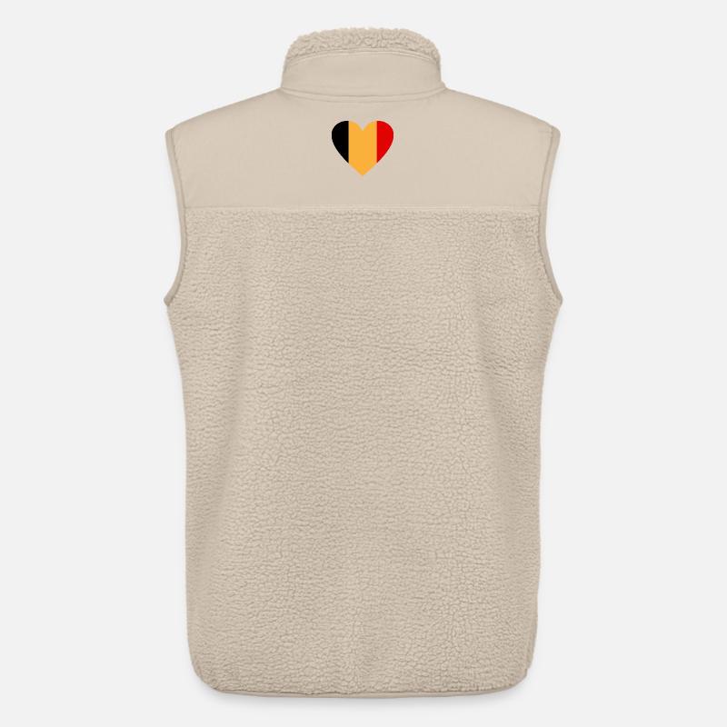 Belgien - Unisex Sherpaweste von Stanley/Stella - Beige