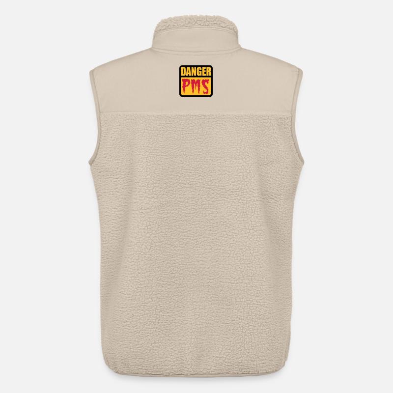 Danger PMS - Unisex Sherpaweste von Stanley/Stella - Beige