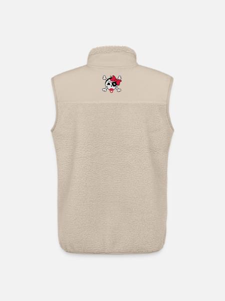 baby_skull - Unisex Sherpa Gilet by Stanley/Stella - beige