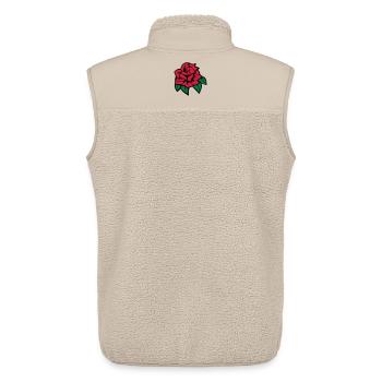 6254398 135433816 Rose - Veste sans manches sherpa unisexe Stanley/Stella - beige - Dos - AI Model Male 178 light (178cm)