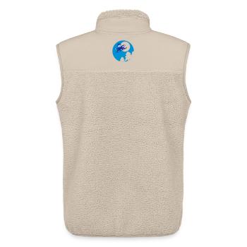 snowboader2 - Unisex Sherpa Gilet by Stanley/Stella - beige - Back - AI Model Male 178 light (178cm)