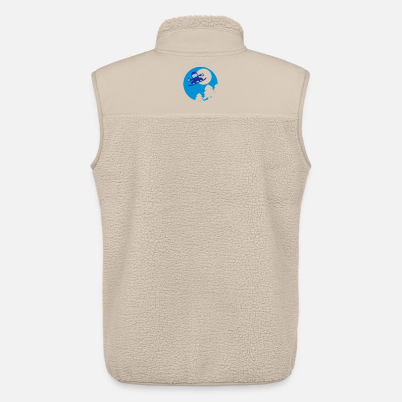 snowboader2 - Unisex Sherpa Gilet by Stanley/Stella - beige