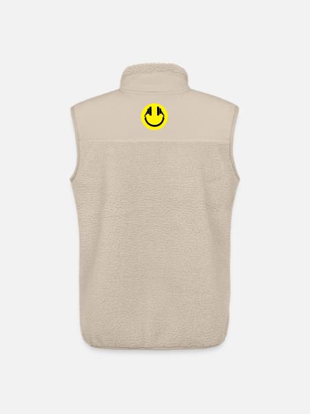 Kopfhörer smiley - Unisex Sherpaweste von Stanley/Stella - Beige