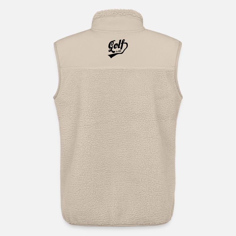 Welle ist Leben Retro-Design - Unisex Sherpaweste von Stanley/Stella - Beige