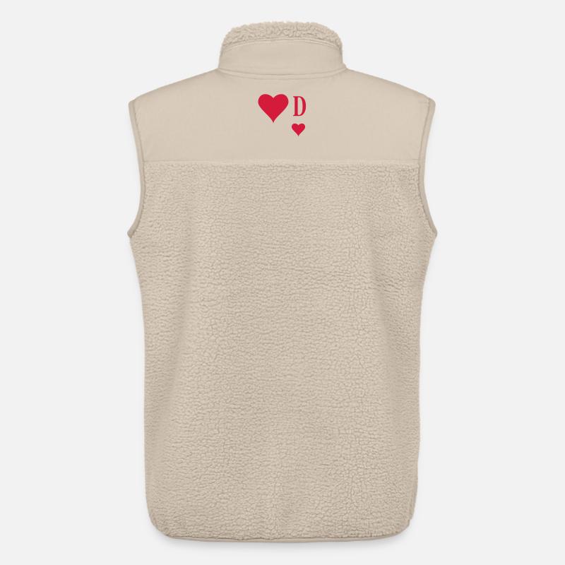 Herz Dame - Unisex Sherpaweste von Stanley/Stella - Beige