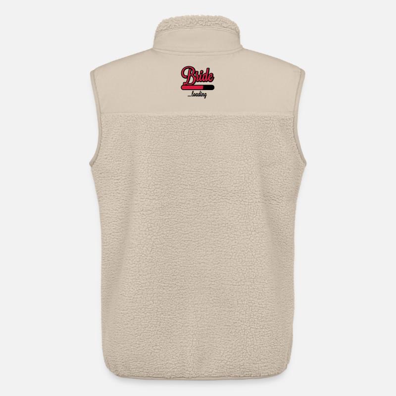 Bride loading | Hen Night - Veste sans manches sherpa unisexe Stanley/Stella - beige