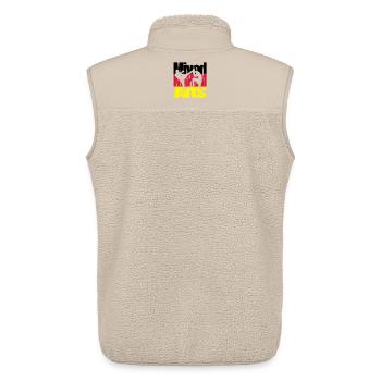 Mixed Martial Arts Deutsch - Unisex Sherpaweste von Stanley/Stella - Beige - Hinten - AI Model Male 178 light (178cm)