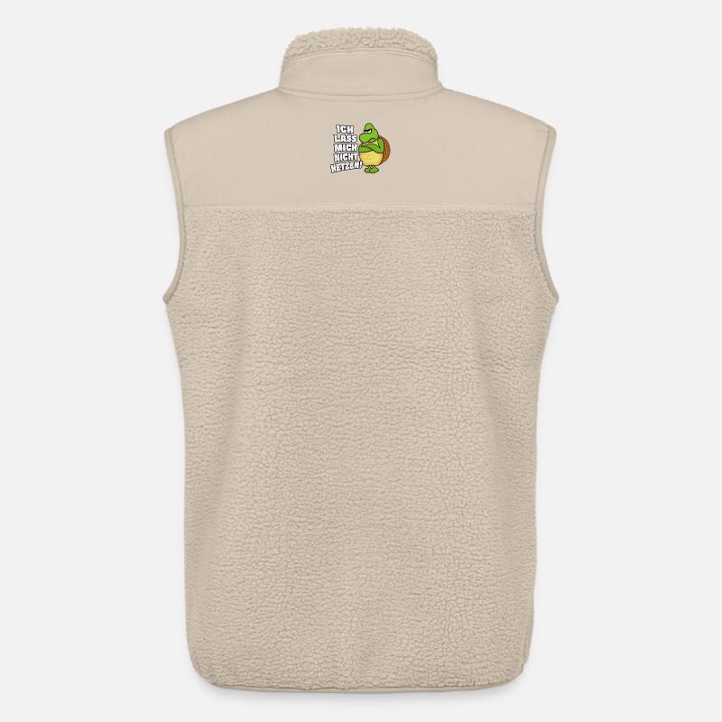 Ich lass mich nicht hetzen! - Unisex Sherpaweste von Stanley/Stella - Beige