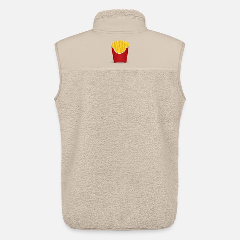 Pommes - Unisex Sherpaweste von Stanley/Stella - Beige