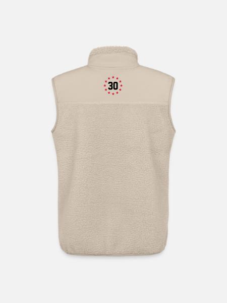 30 years - Unisex Sherpa Gilet by Stanley/Stella - beige