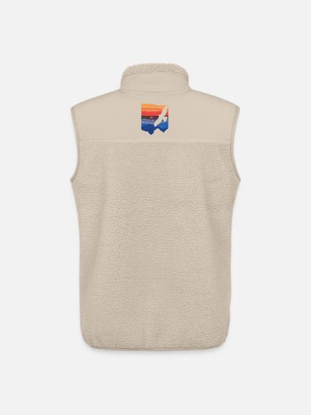 Isaiah 40:31 / Bible verse - Unisex Sherpa Gilet by Stanley/Stella - beige