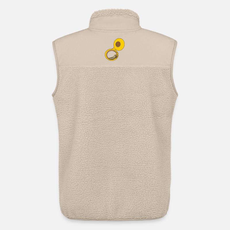 Sousaphon - Unisex Sherpaweste von Stanley/Stella - Beige