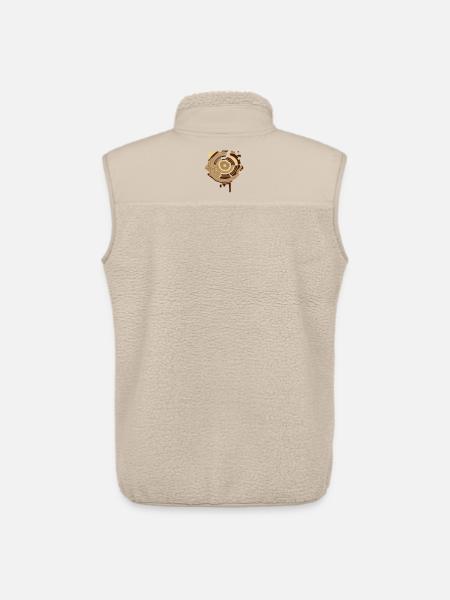 Querschnitt Baumstamm Jahresringe - Unisex Sherpaweste von Stanley/Stella - Beige