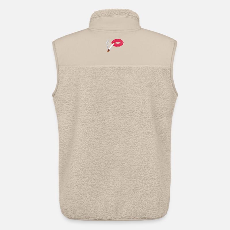 Raucherin - Unisex Sherpaweste von Stanley/Stella - Beige