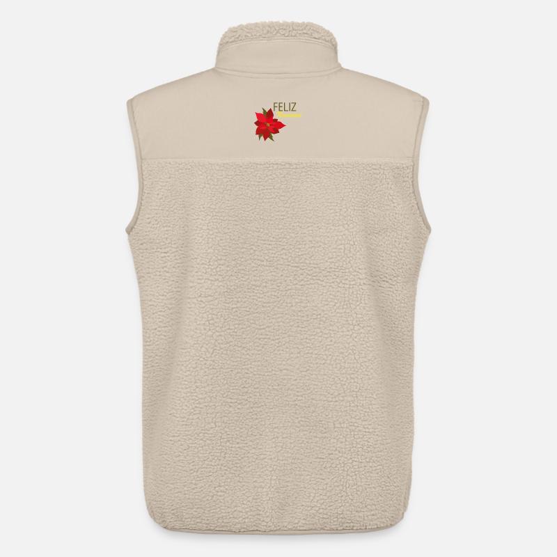 Feliz Navidad - Unisex Sherpaweste von Stanley/Stella - Beige
