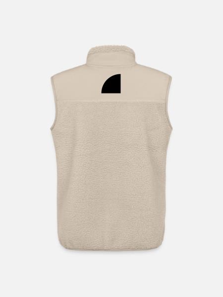 Viertelkreis - Unisex Sherpaweste von Stanley/Stella - Beige
