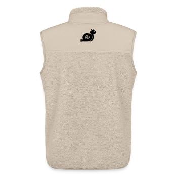Chemise Turbo Snail Fan - Veste sans manches sherpa unisexe Stanley/Stella - beige - Dos - AI Model Male 178 light (178cm)