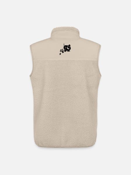 hockey_1 - Veste sans manches sherpa unisexe Stanley/Stella - beige