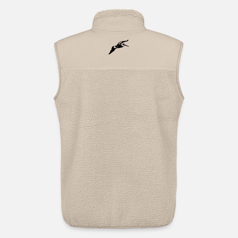 Pelikan - Unisex Sherpaweste von Stanley/Stella - Beige