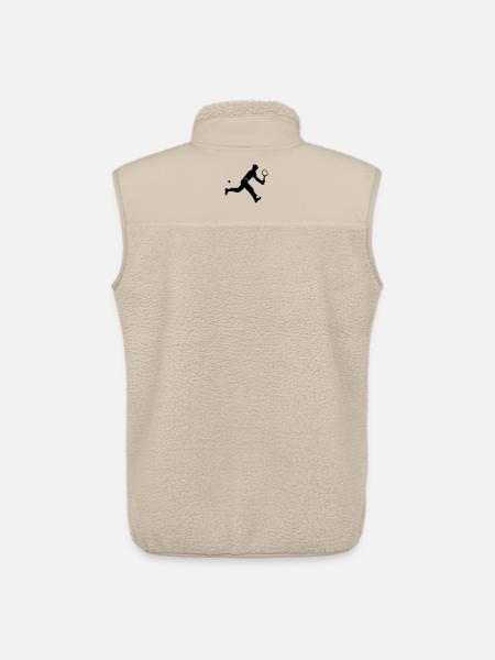 tennis retro - Veste sans manches sherpa unisexe Stanley/Stella - beige