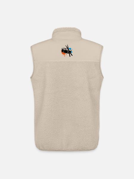 Trommel und Sticks - Unisex Sherpaweste von Stanley/Stella - Beige