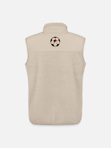 fussball deutschland - Unisex Sherpaweste von Stanley/Stella - Beige