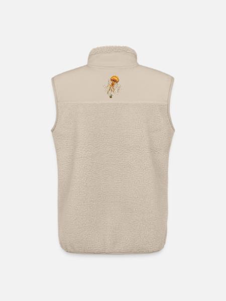 Jellyballoon - Veste sans manches sherpa unisexe Stanley/Stella - beige