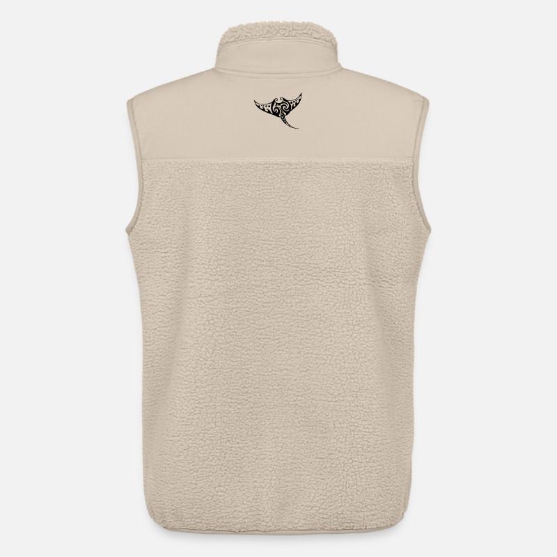 Manta Rochen - Unisex Sherpaweste von Stanley/Stella - Beige