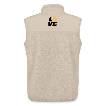 Tennis - Veste sans manches sherpa unisexe Stanley/Stella - beige - Dos - AI Model Male 178 light (178cm)