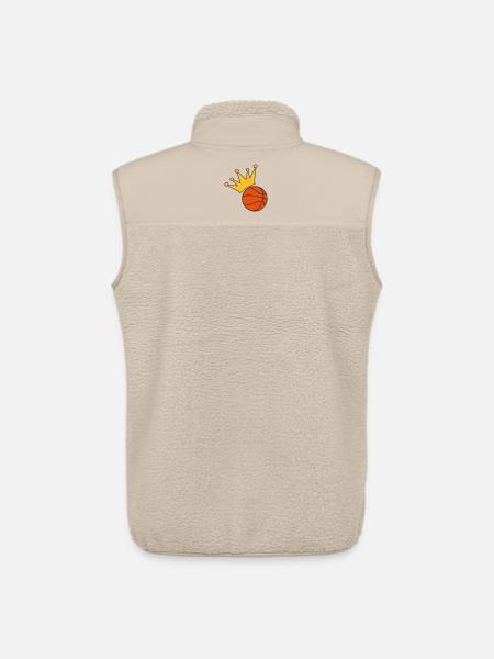 Basketball - Unisex Sherpa Gilet by Stanley/Stella - beige
