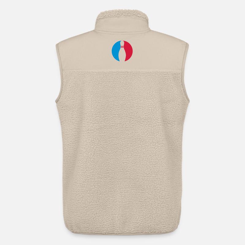 Bowling - Unisex Sherpaweste von Stanley/Stella - Beige
