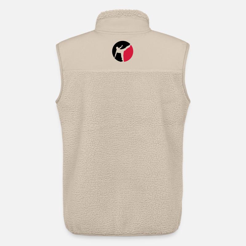 Karate - Unisex Sherpaweste von Stanley/Stella - Beige