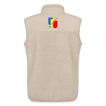 maler wappen handwerk - Unisex Sherpaweste von Stanley/Stella - Beige - Hinten - AI Model Male 178 light (178cm)