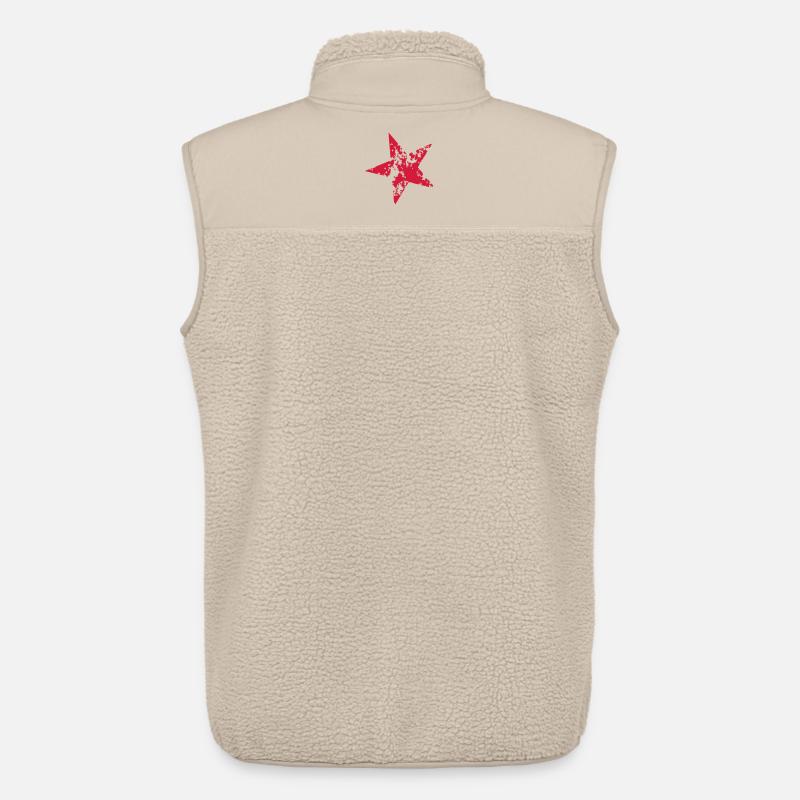 Star Stern - Unisex Sherpaweste von Stanley/Stella - Beige