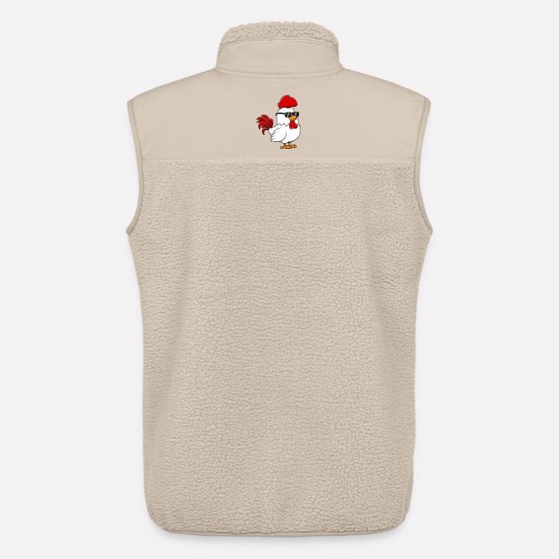 Hahn Huhn - Unisex Sherpaweste von Stanley/Stella - Beige