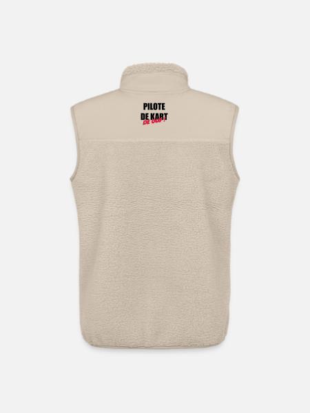Go-Kart / Karting / Kart / Fahrer - Unisex Sherpaweste von Stanley/Stella - Beige