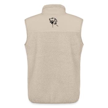Weimaraner Kopf - Unisex Sherpaweste von Stanley/Stella - Beige - Hinten - AI Model Male 178 light (178cm)