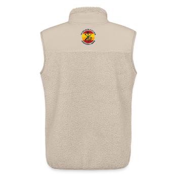 Legionnaires to fight - Unisex Sherpa Gilet by Stanley/Stella - beige - Back - AI Model Male 178 light (178cm)