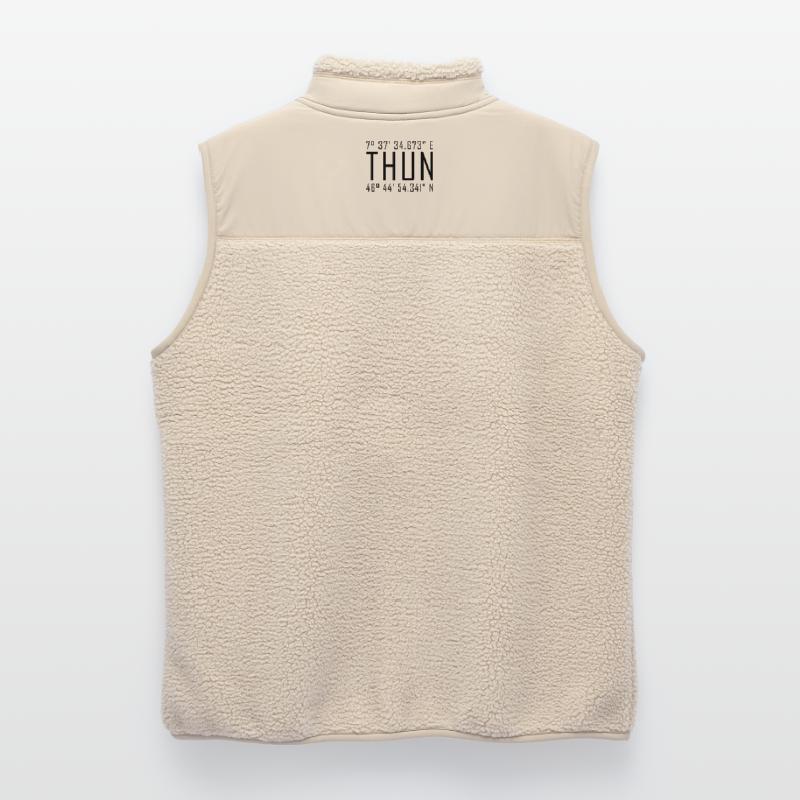 Thun Coordinates – Typography with Local Reference Besch Unisex Sherpa Gilet by Stanley/Stella