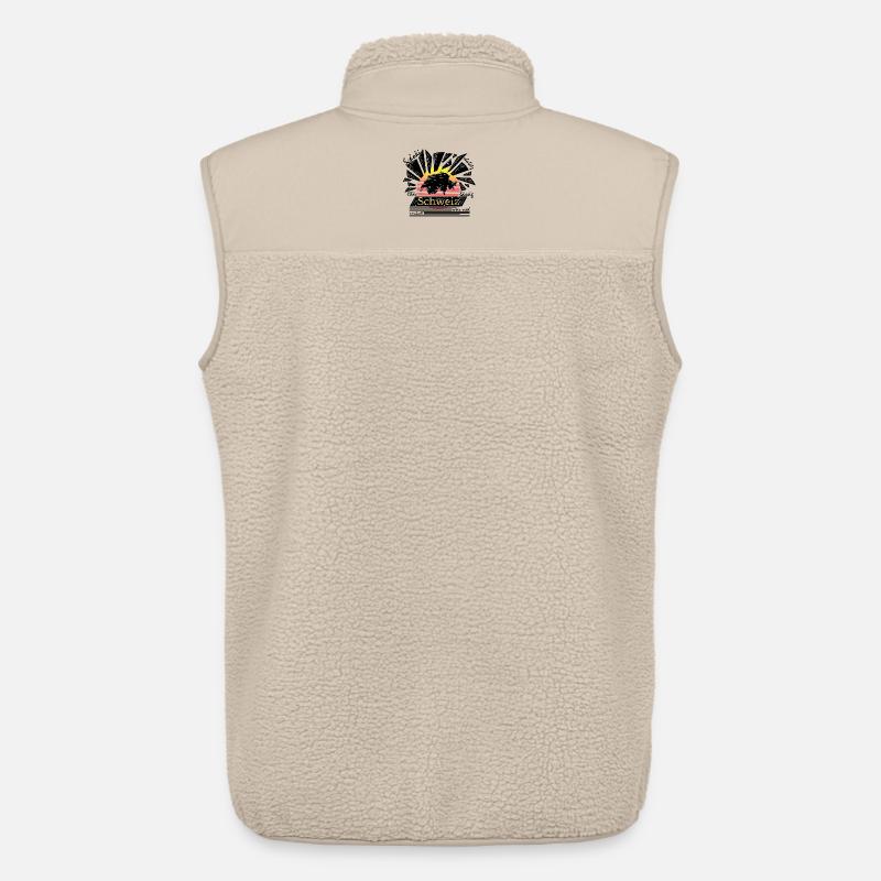 Wilde schweiz - Unisex Sherpaweste von Stanley/Stella - Beige