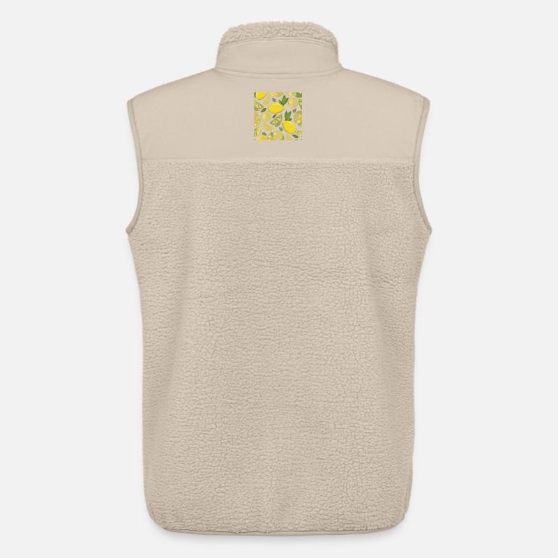 Zitronen-Design mit Frischeffekt - Unisex Sherpaweste von Stanley/Stella - Beige
