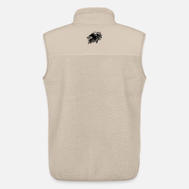 Afghanen Kopf - Unisex Sherpaweste von Stanley/Stella - Beige